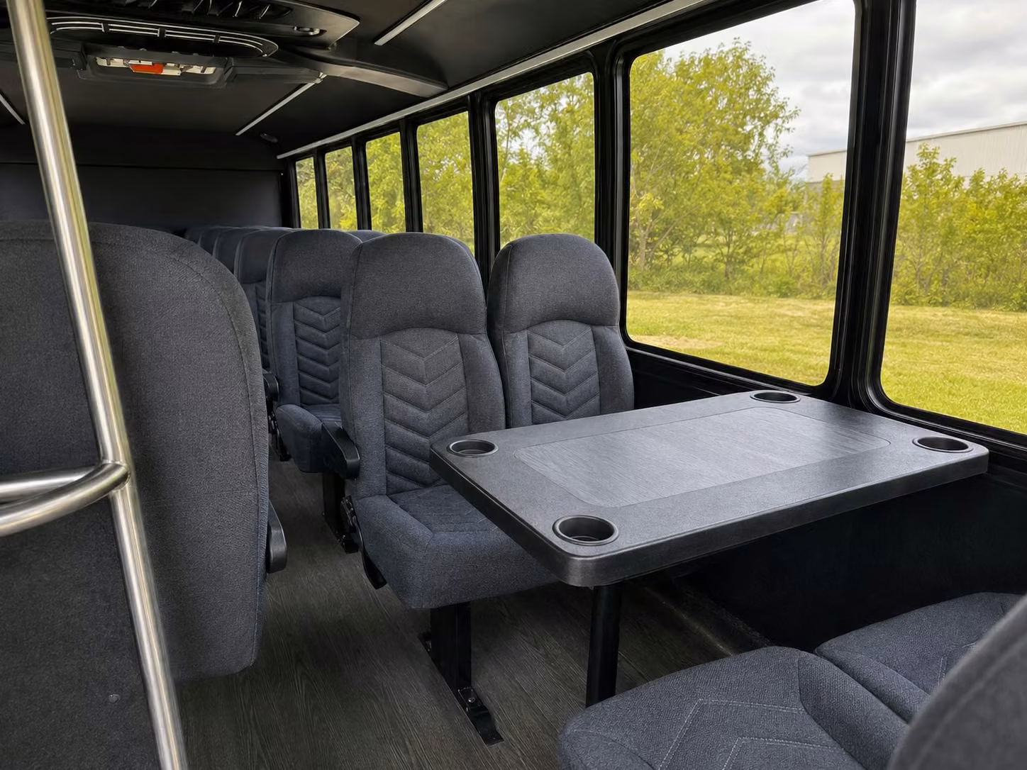 18 passenger minibus inside