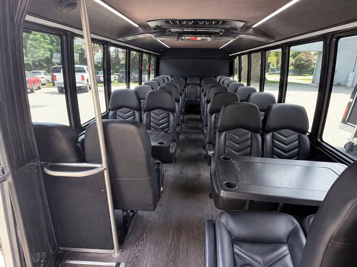 18 passenger minibus interior