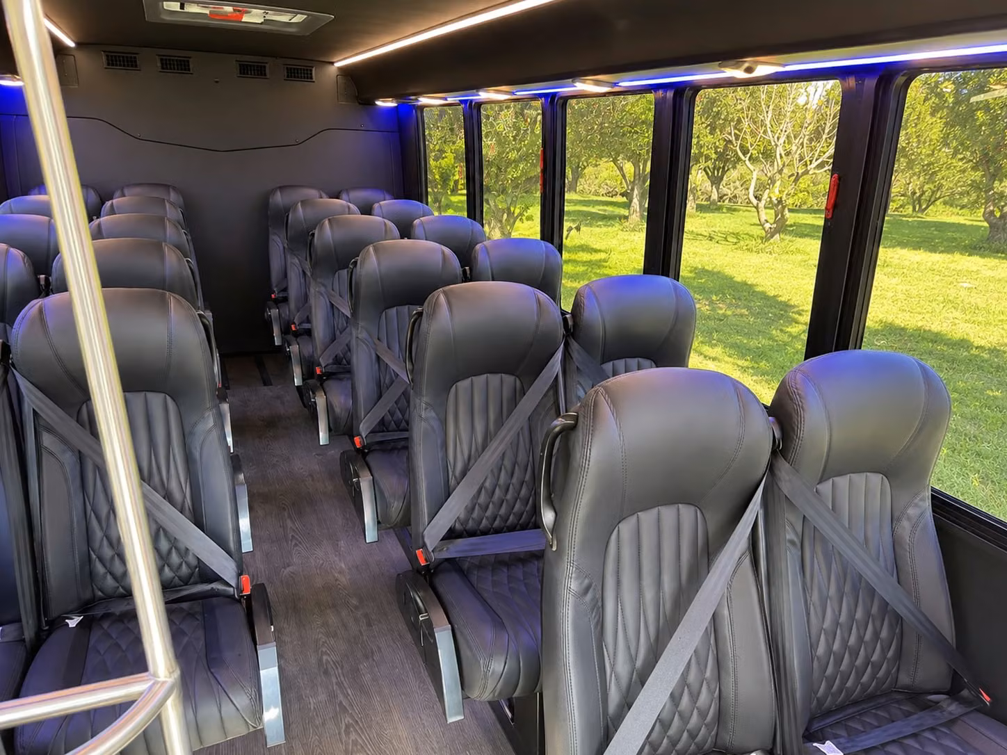 20 passenger minibus inside
