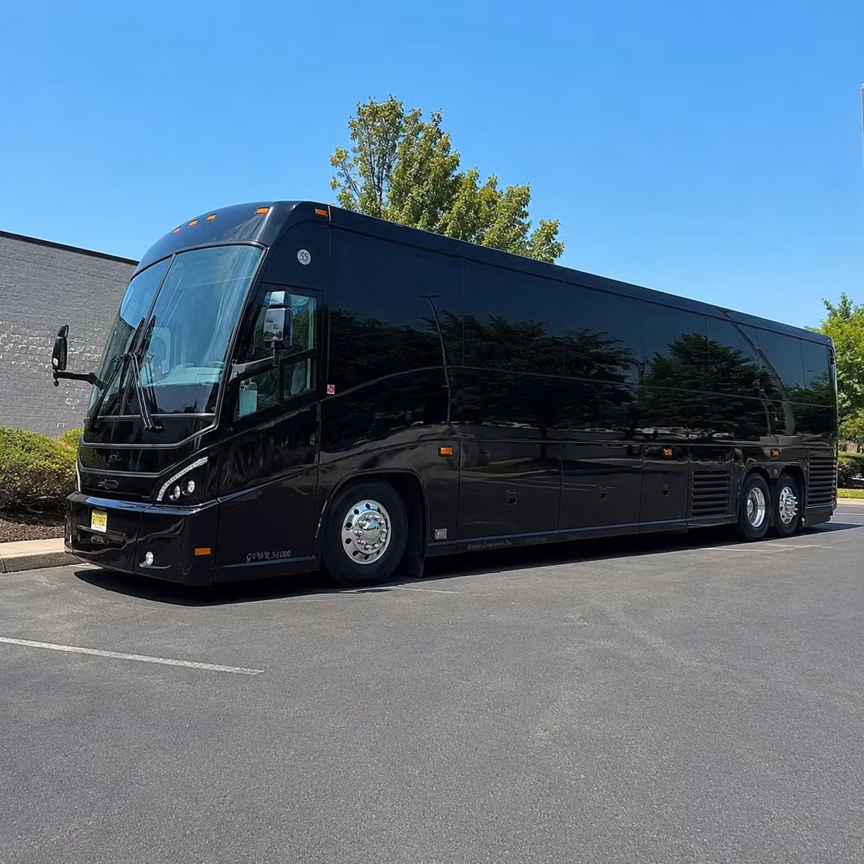 56 passenger charter bus