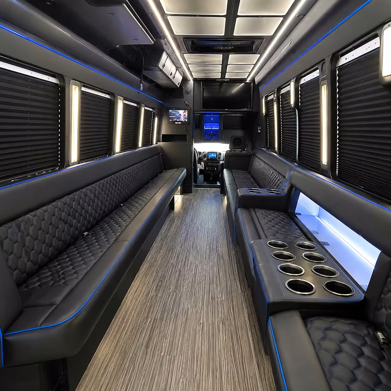 party bus interior