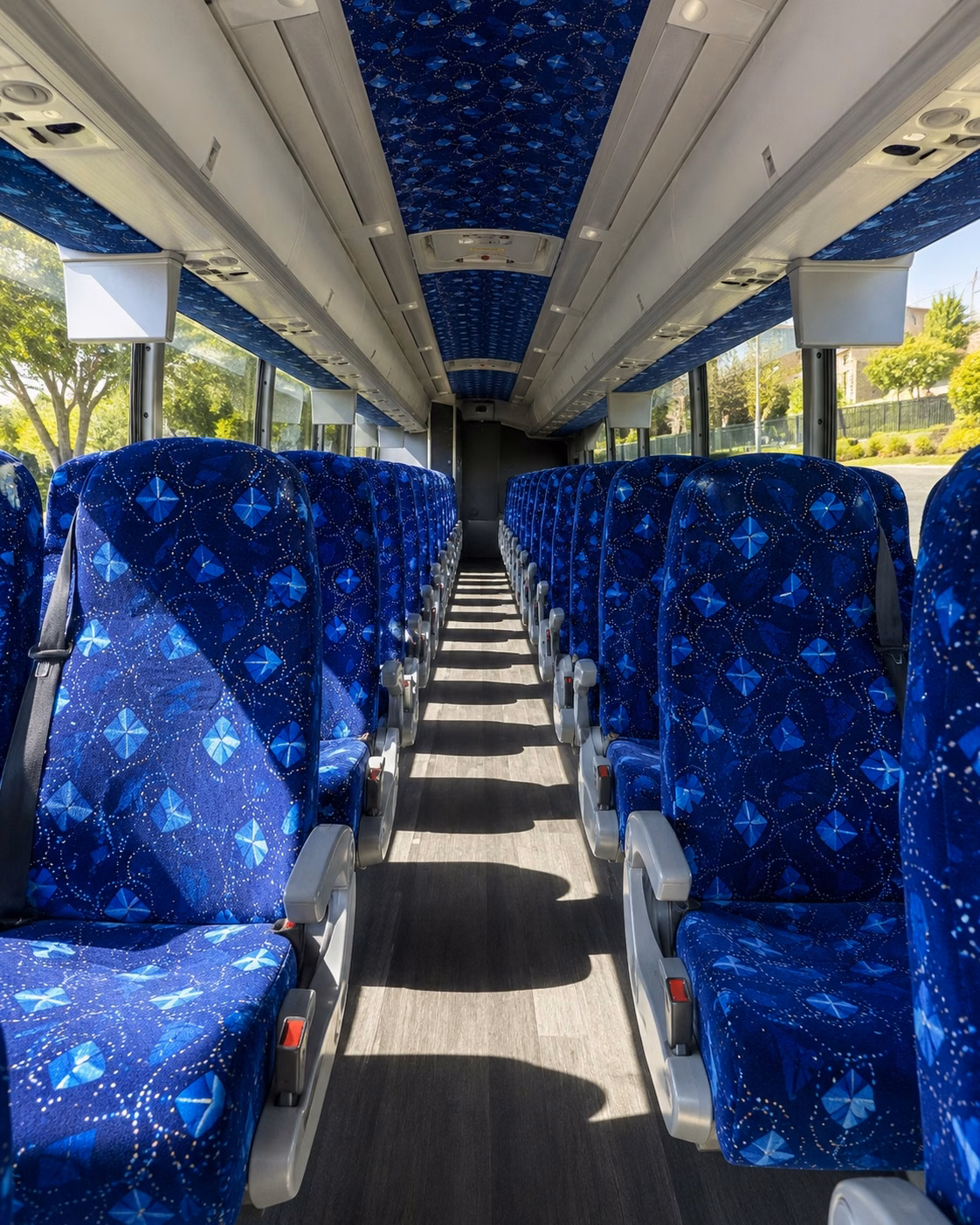san francisco charter bus interior gallery