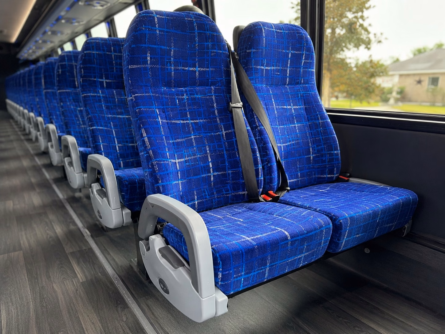 san francisco charter bus interior