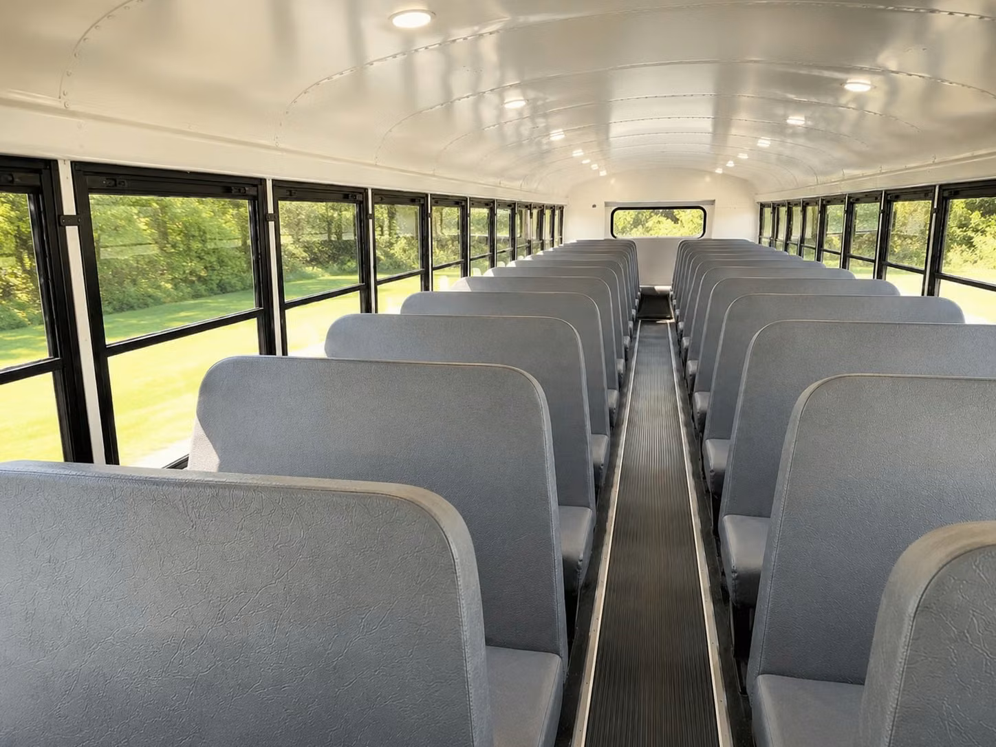 school bus interior