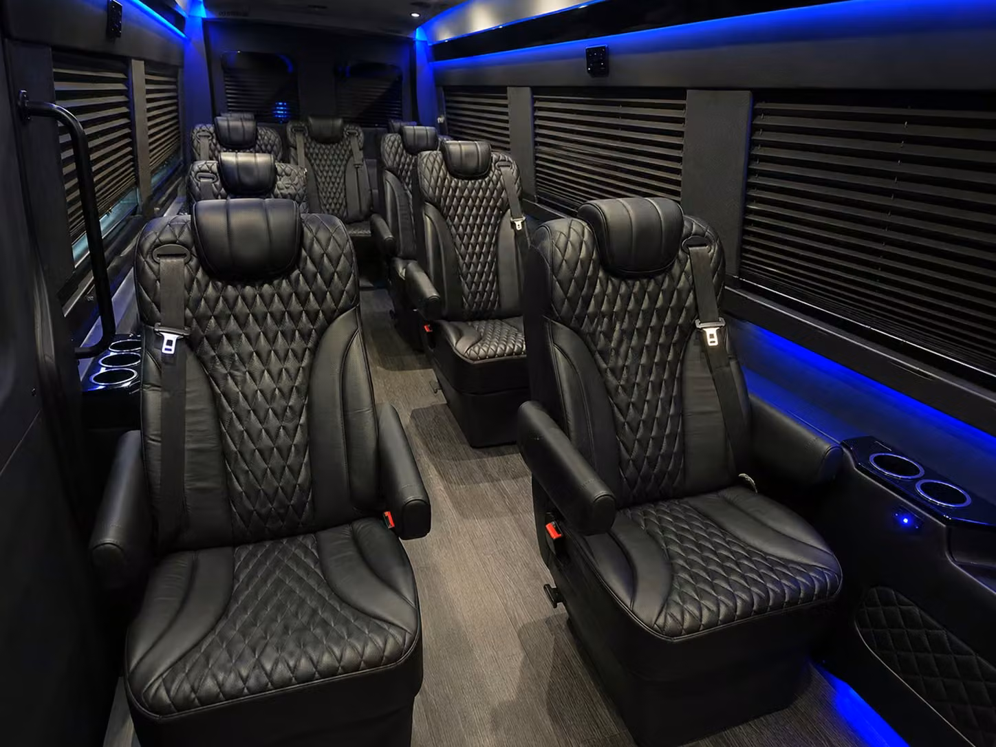 sprinter van with driver inside